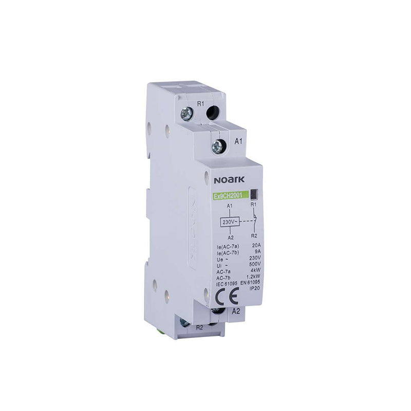 Contattore Modulare Noark 102399 Ex9CH20 20 A 2NO Bobina 230 V