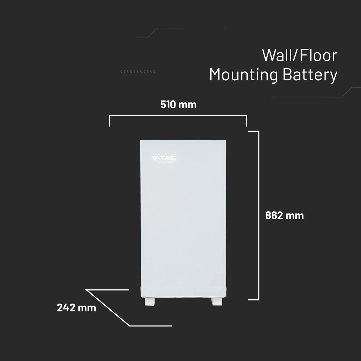 Dimensioni batteria accumulo 16,07kWh