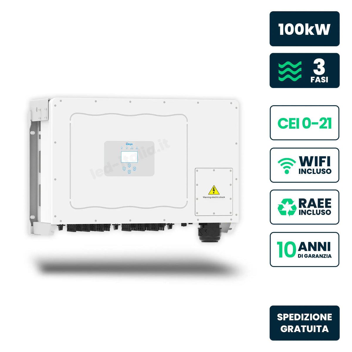 Inverter di stringa Deye SUN-100K-G03 100 kW trifase