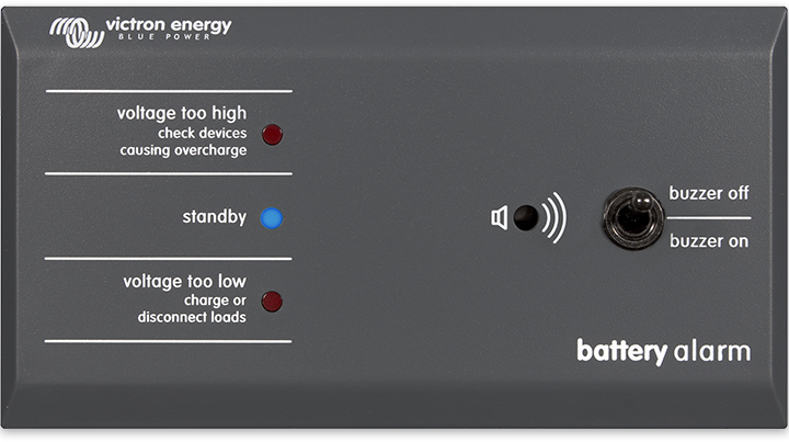 Victron Energy Battery Alarm GX pannello allarme batteria