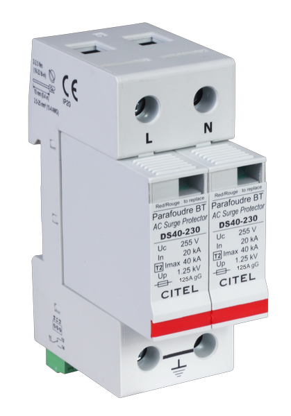 Scaricatore di Sovratensione Citel AC Tipo 2 2 Poli (DS42S-230)