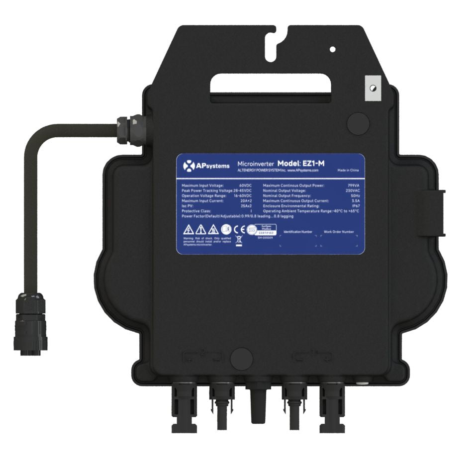 Microinverter APSystems EZ1-M-EU 800W + Cavo di Alimentazione 5m