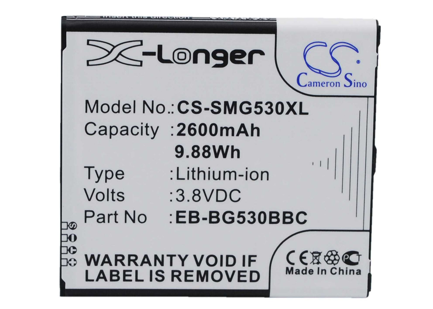 Batteria Li-ion 3.7V 1200mAh - CS-ACZ200SL
