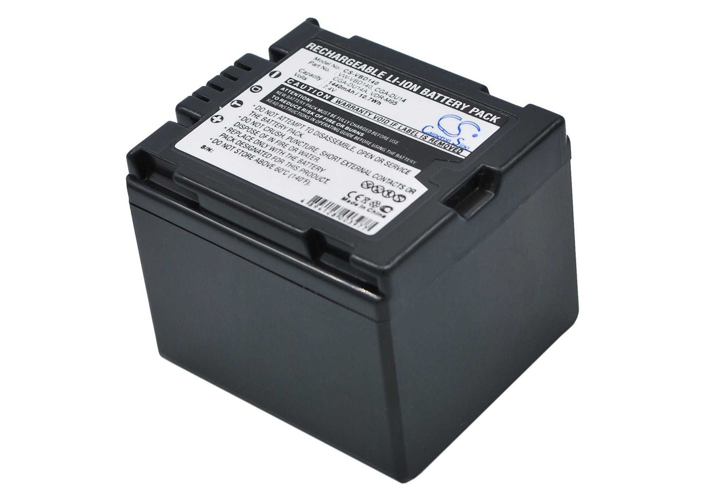Batteria Li-ion 3.7V 1000mAh - CS-BCD10