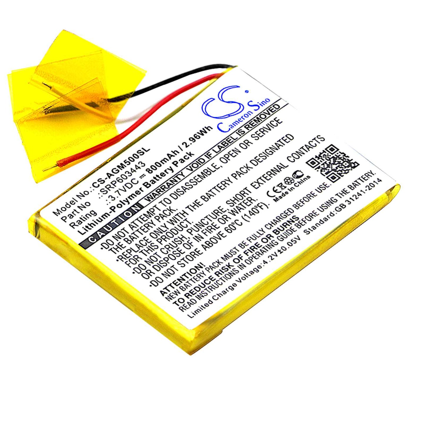 Batteria Ni-MH 3.6V 500mAh - CS-BCH621SL
