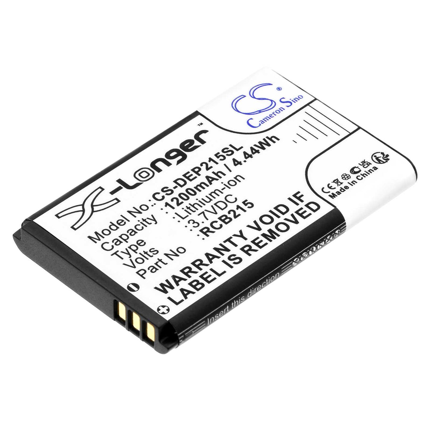 Batteria Li-ion 3.7V 1200mAh - CS-CAB115SL