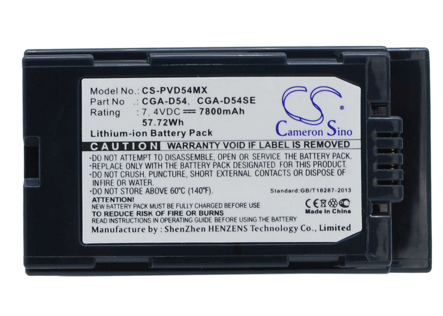 Batteria Li-ion 3.7V 1050mAh - CS-CZR50MC