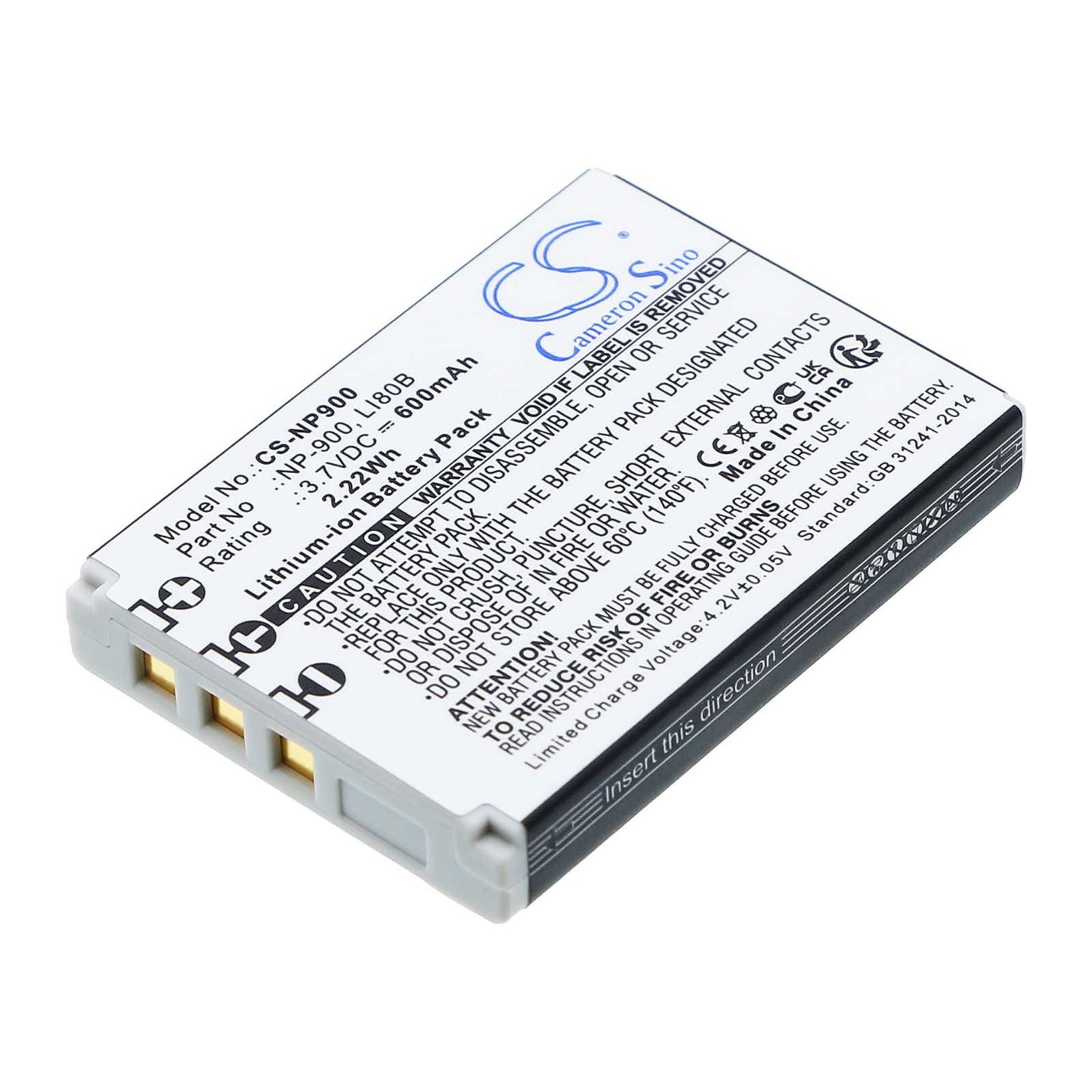 Batteria Li-ion 3.7V 700mAh - CS-DBL20