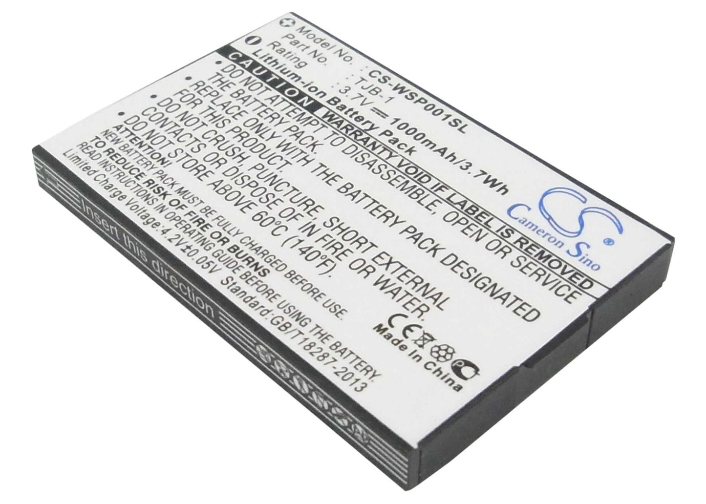 Batteria Li-ion 3.7V 1050mAh - CS-DEP326SL