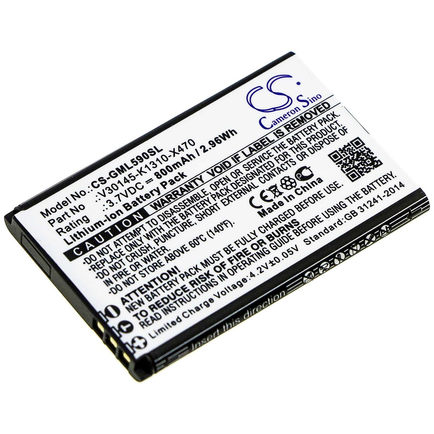 Batteria Li-Polymer 3.8V 2400mAh - CS-EAS200SL