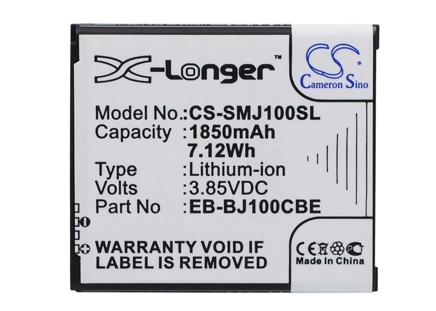 Batteria Li-ion 3.7V 1050mAh - CS-EAV250SL