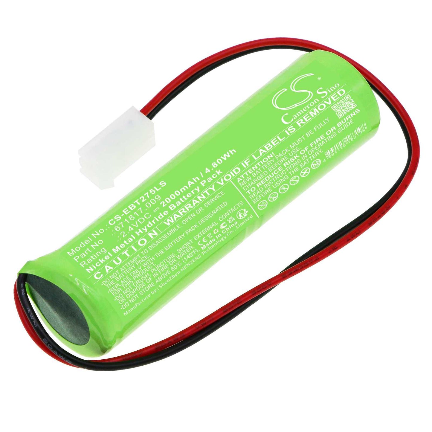 Batteria Ni-MH 7.2V 700mAh - CS-ELX956LS
