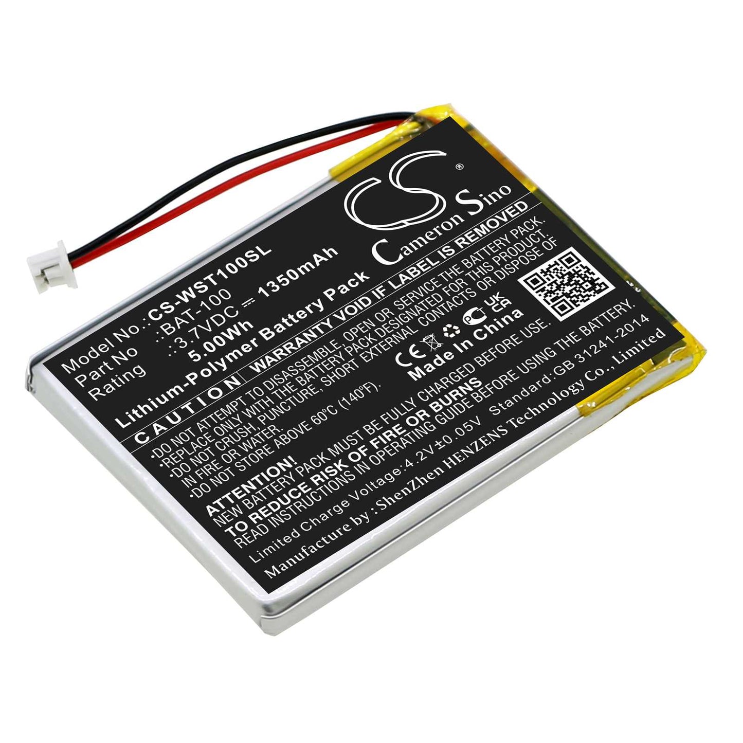 Batteria Li-Polymer 3.7V 1800mAh - CS-FEX110SL