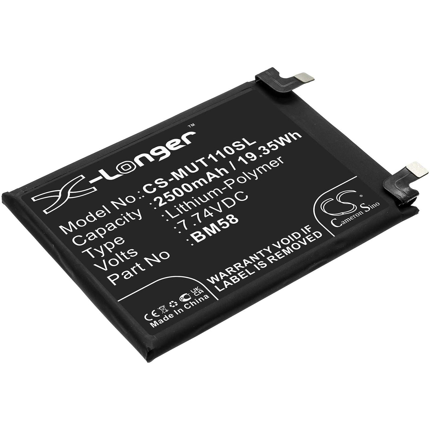 Batteria Li-Polymer 3.85V 4500mAh - CS-GPW600SL