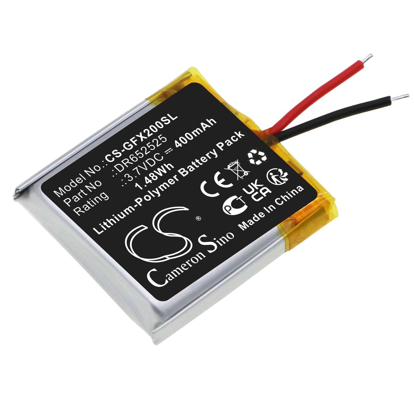 Batteria Li-Polymer 3.7V 90mAh - CS-GRH300SH