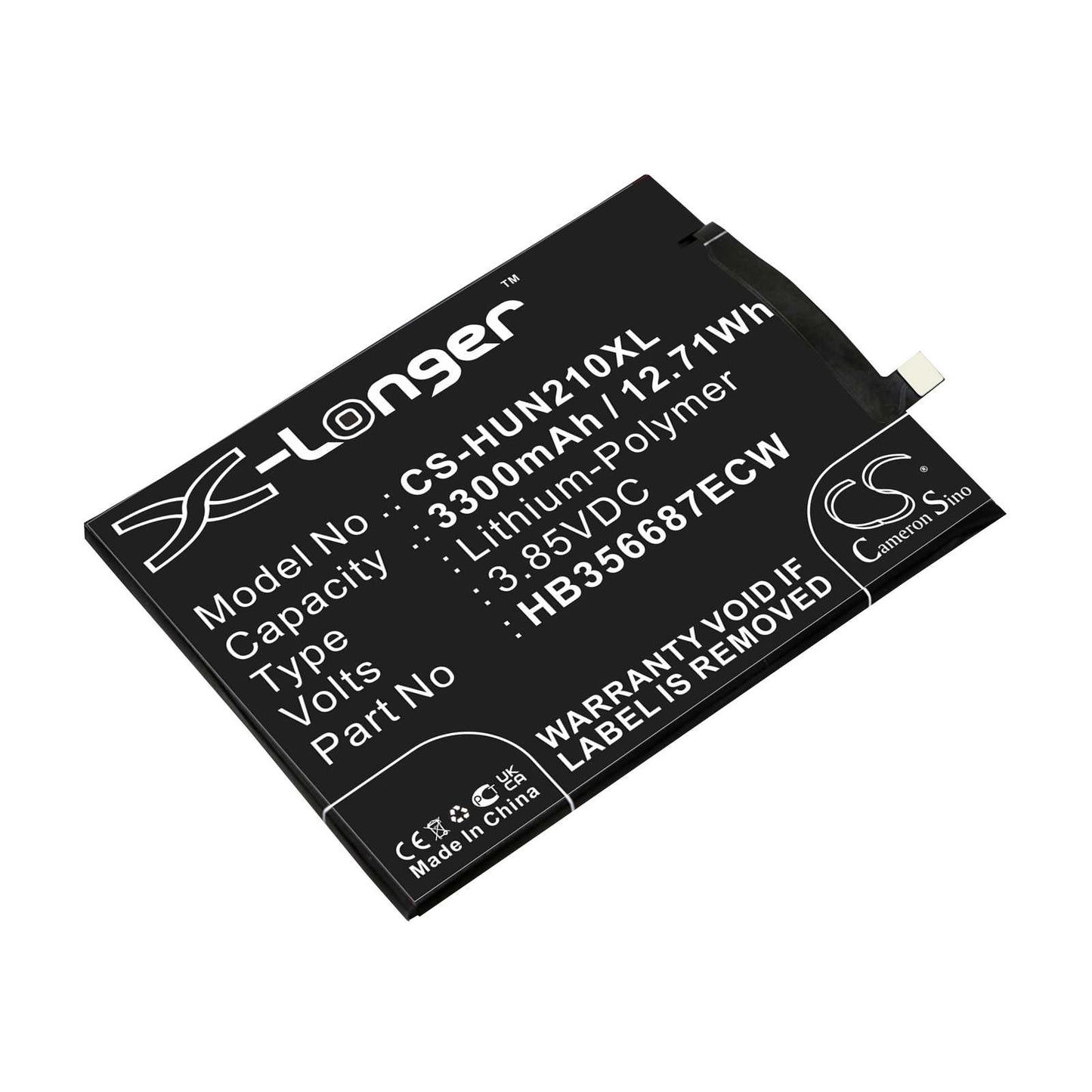 Batteria Li-Polymer 3.85V 2600mAh - CS-HTD825SL