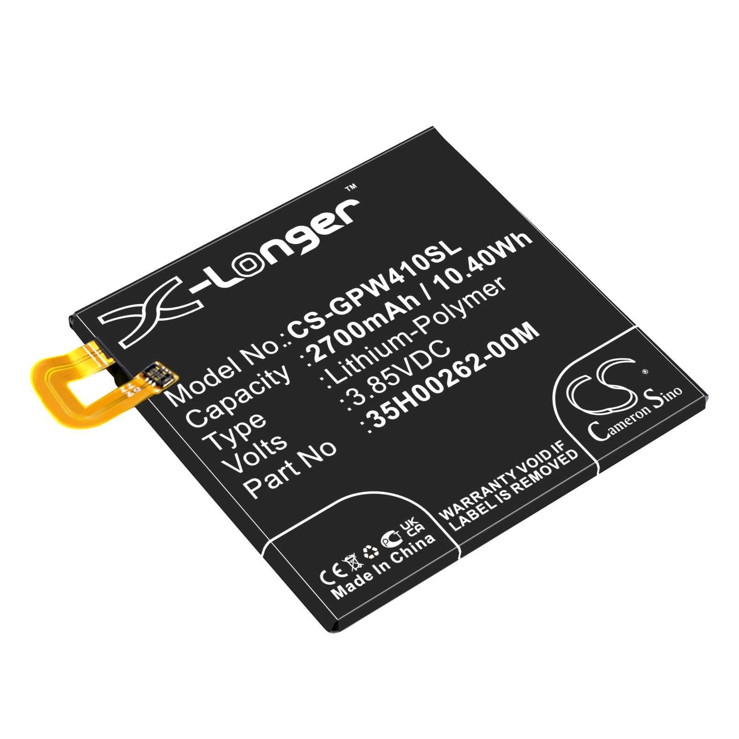 Batteria Li-Polymer 3.85V 3900mAh - CS-HUE700XL