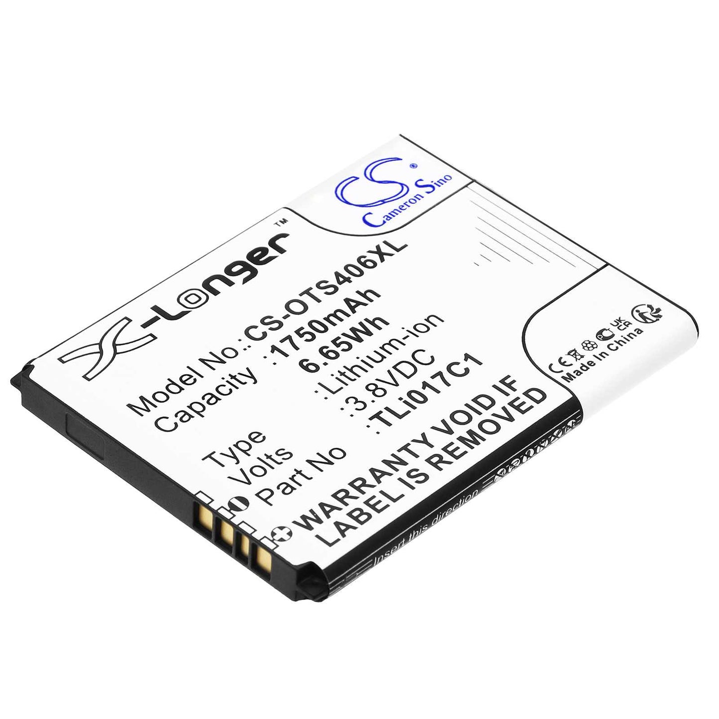 Batteria Li-Polymer 3.85V 3300mAh - CS-HUN210XL