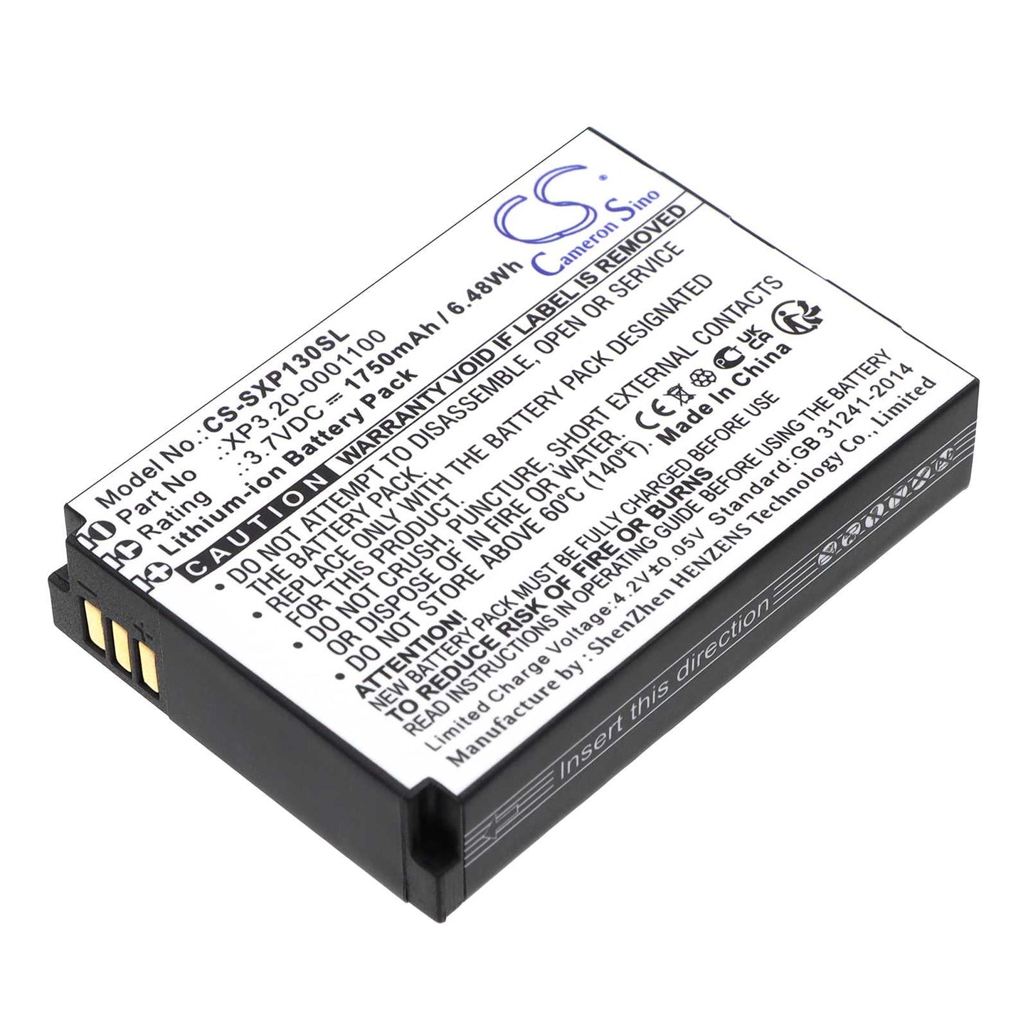 Batteria Li-Polymer 3.7V 1450mAh - CS-IPH450SL