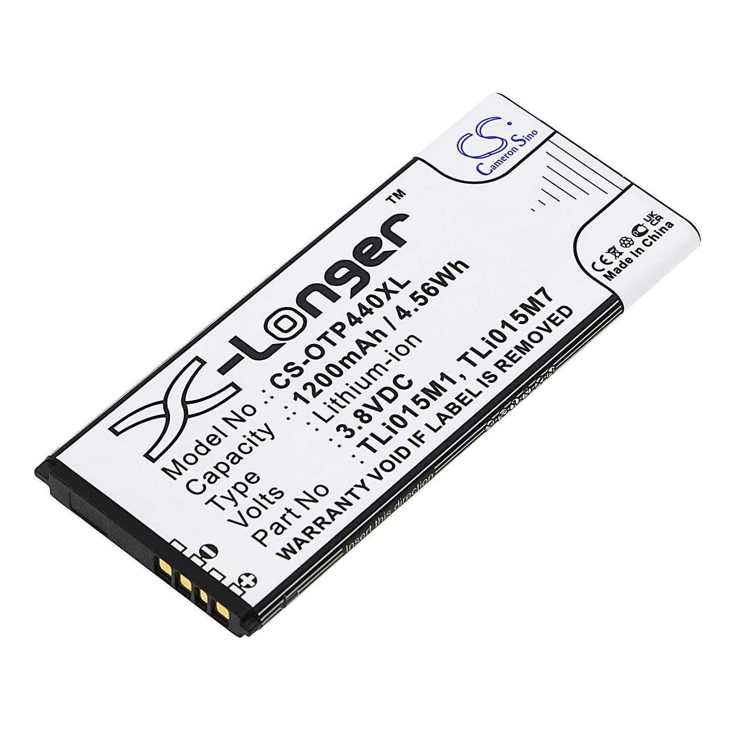 Batteria Li-Polymer 3.82V 3300mAh - CS-IPH610XL