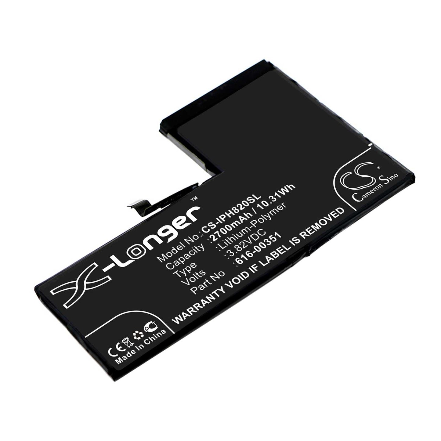 Batteria Li-Polymer 3.82V 2690mAh - CS-IPH810SL