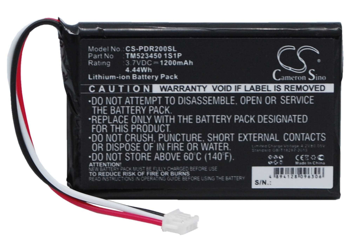 Batteria Li-ion 3.7V 1100mAh - CS-IQN650SL