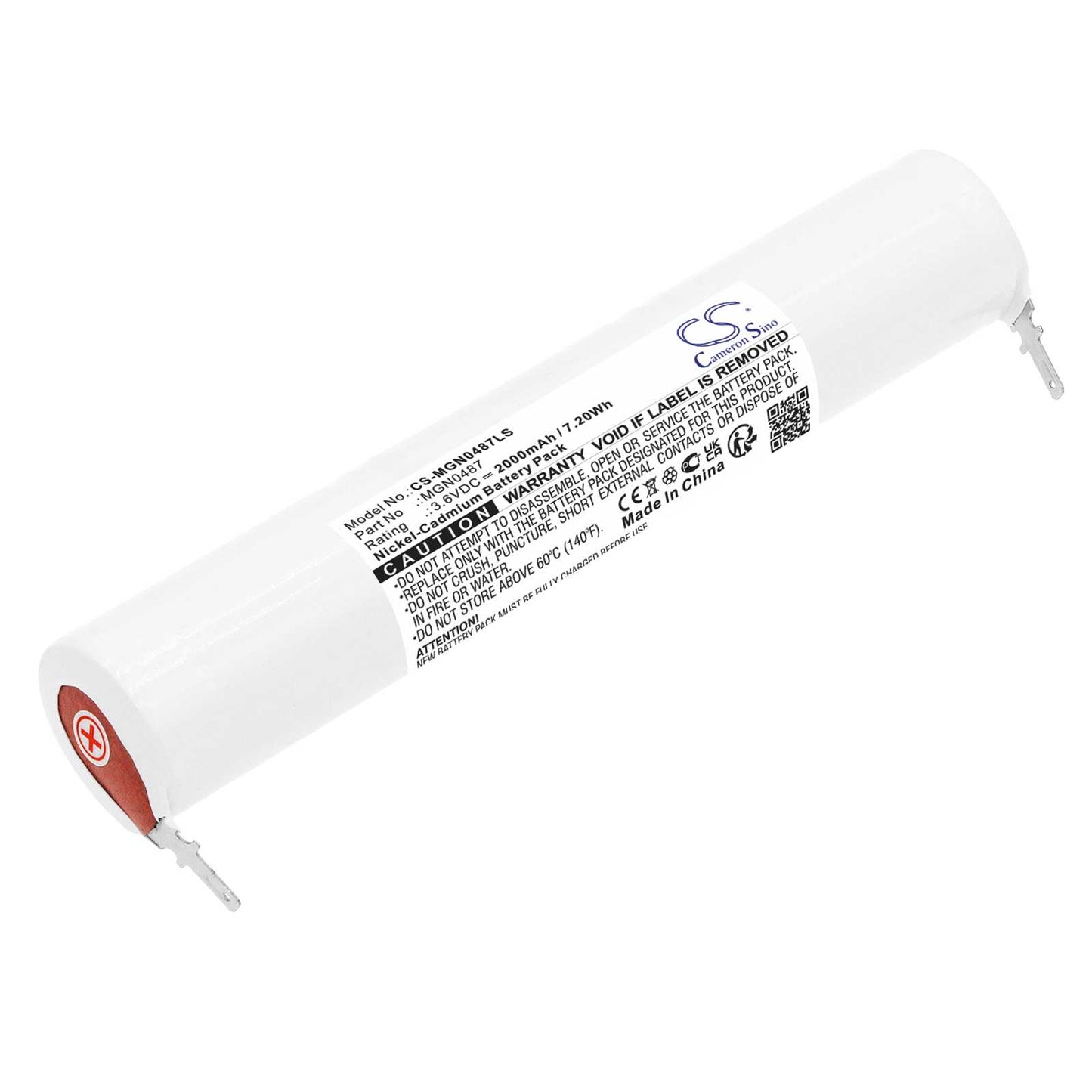 Batteria LiFePO4 6.4V 600mAh - CS-IRA922LS
