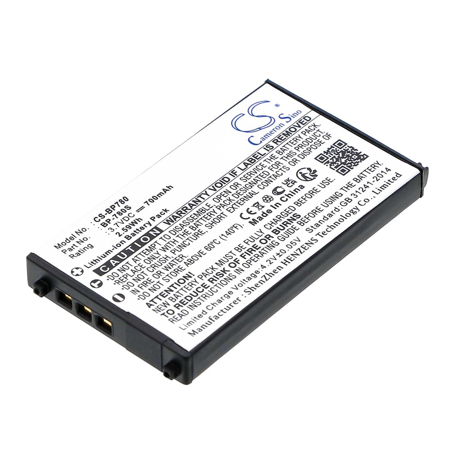 Batteria Li-ion 7.4V 1100mAh - CS-JBV408