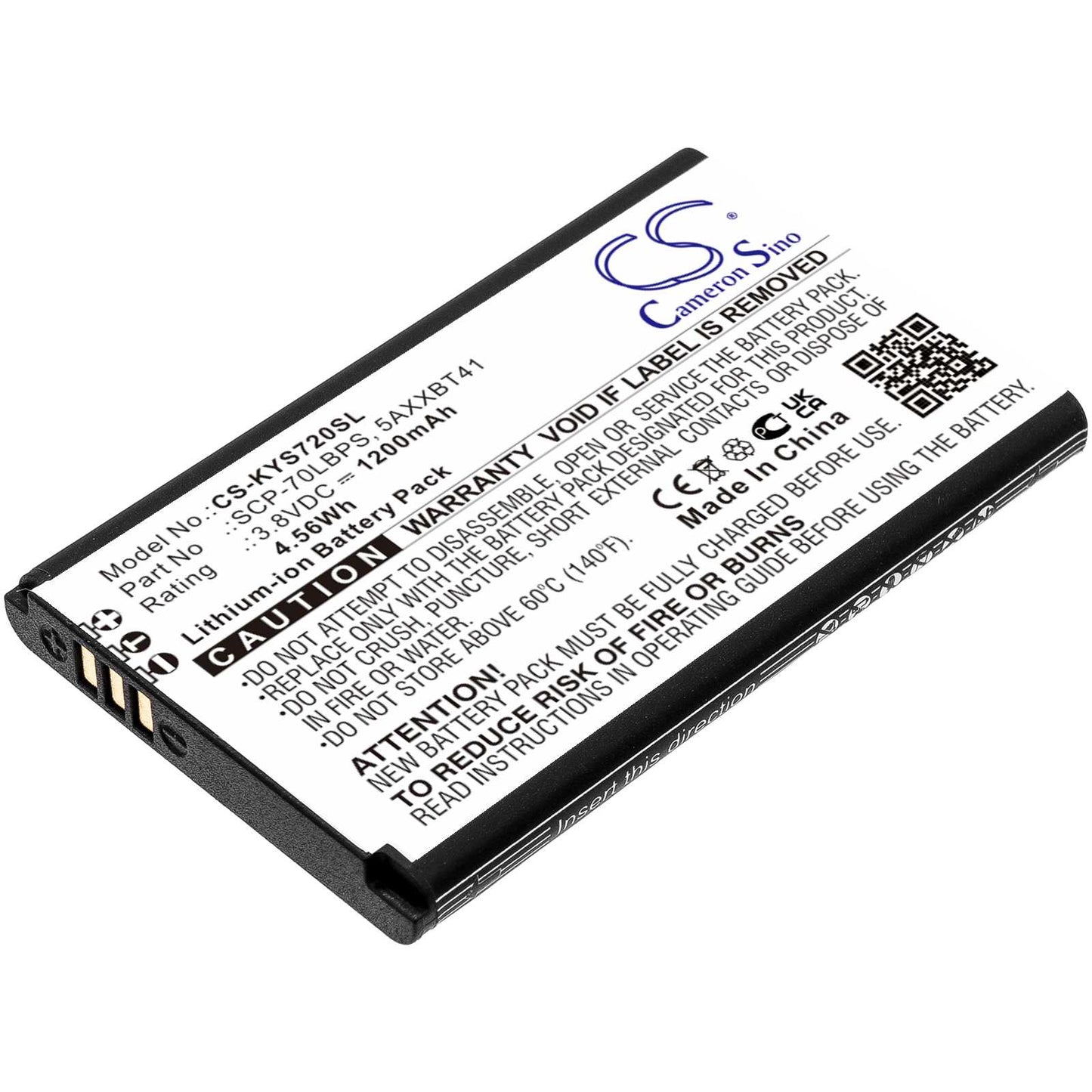 Batteria Li-ion 3.8V 1600mAh - CS-KYE481SL