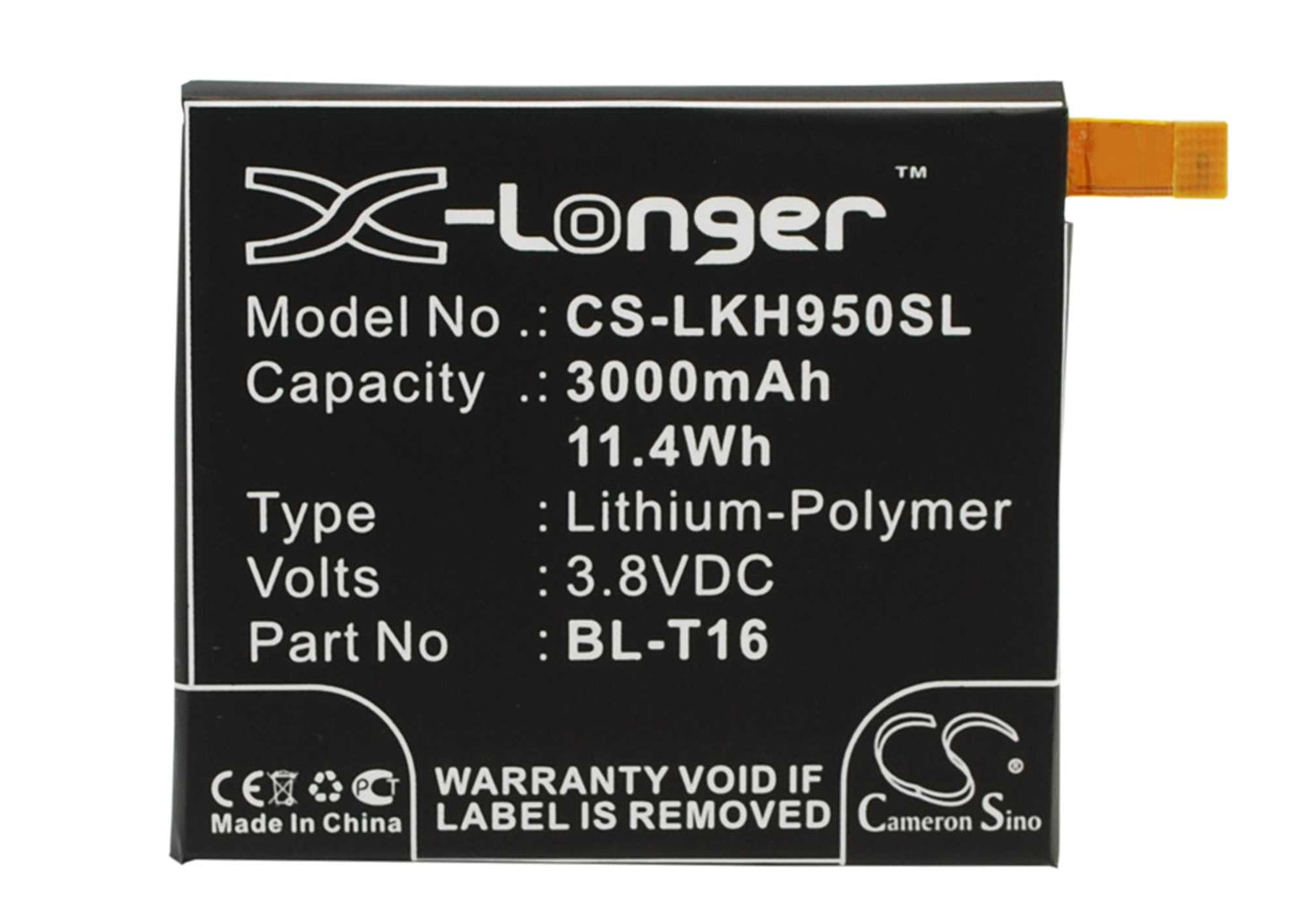 Batteria Li-ion 3.8V 1800mAh - CS-LKD320XL