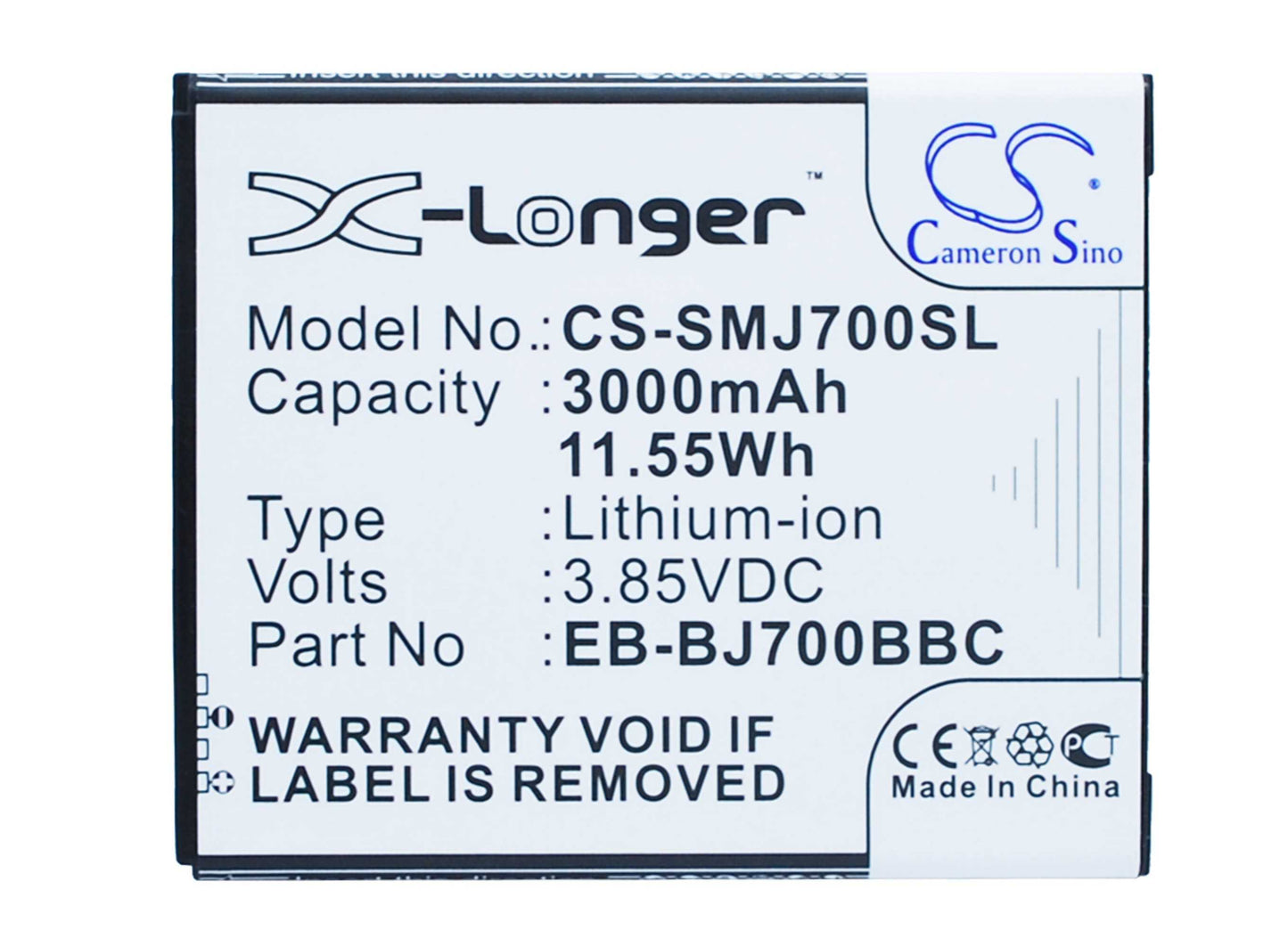 Batteria Li-Polymer 3.8V 3000mAh - CS-LKH950SL