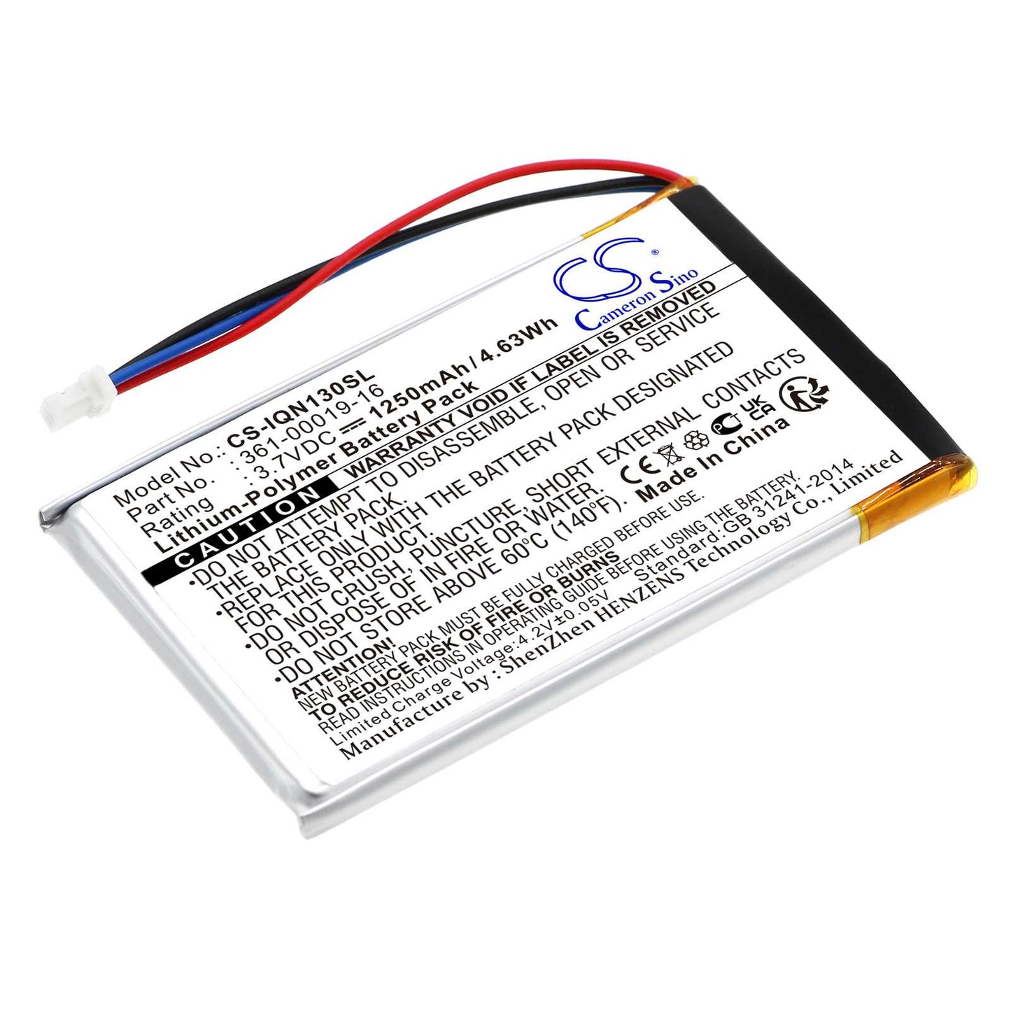Batteria Li-ion 3.7V 750mAh - CS-MD233SL