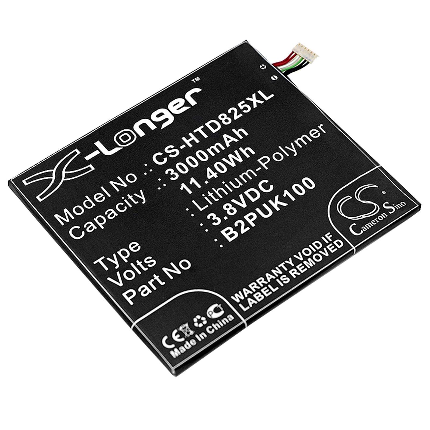 Batteria Li-Polymer 3.8V 2800mAh - CS-MXT168XL