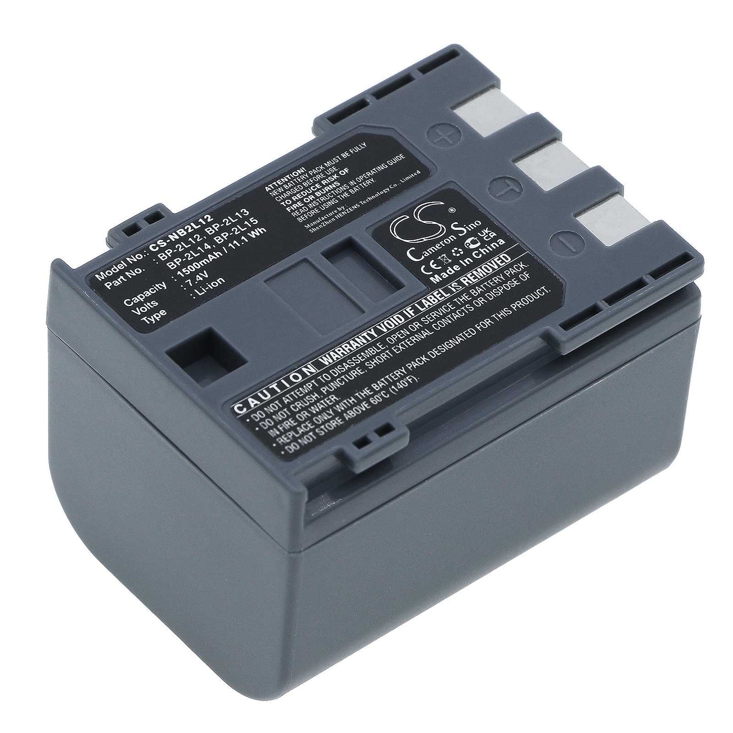 Batteria Li-ion 7.4V 600mAh - CS-NB2LH