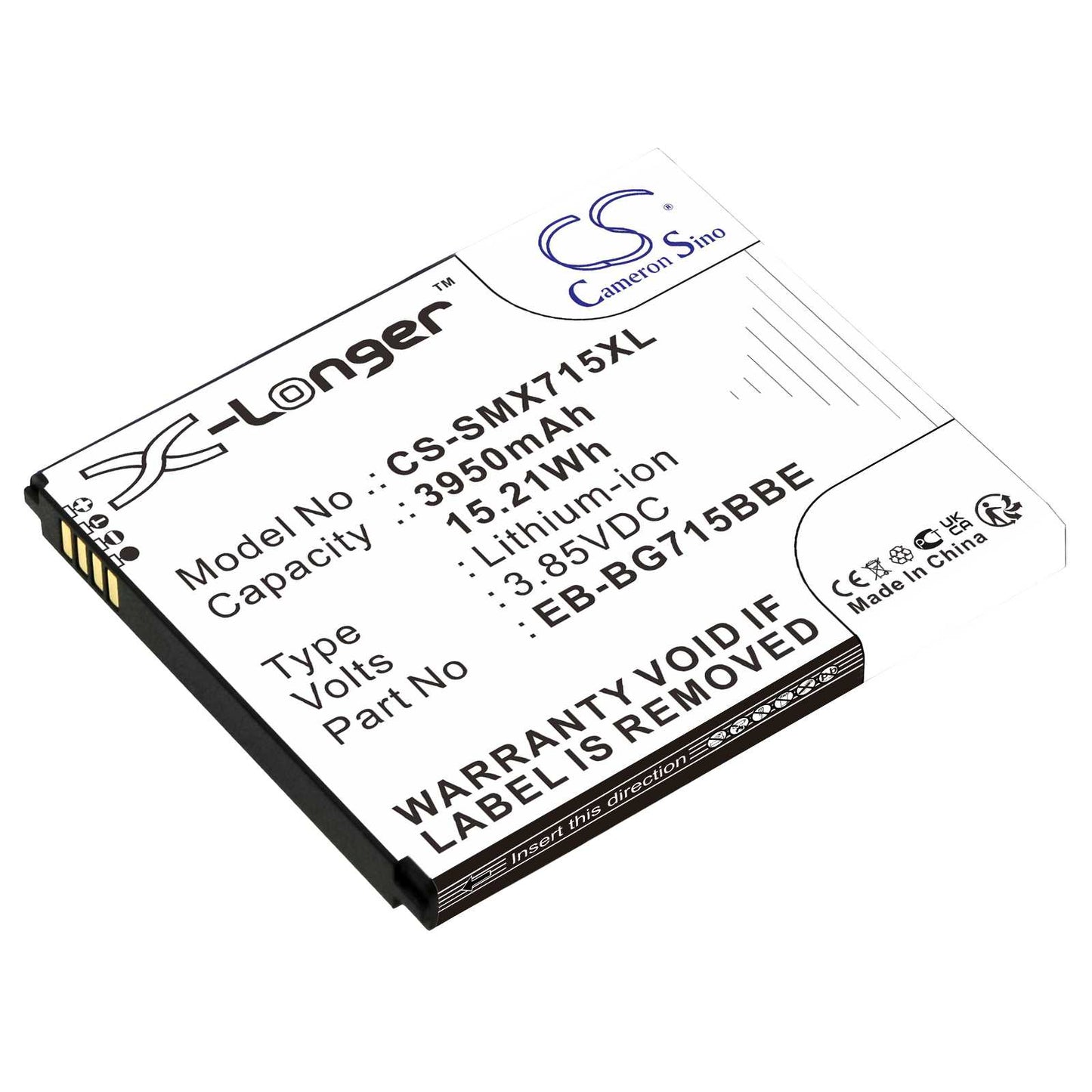 Batteria Li-ion 3.7V 1500mAh - CS-NKT630SL
