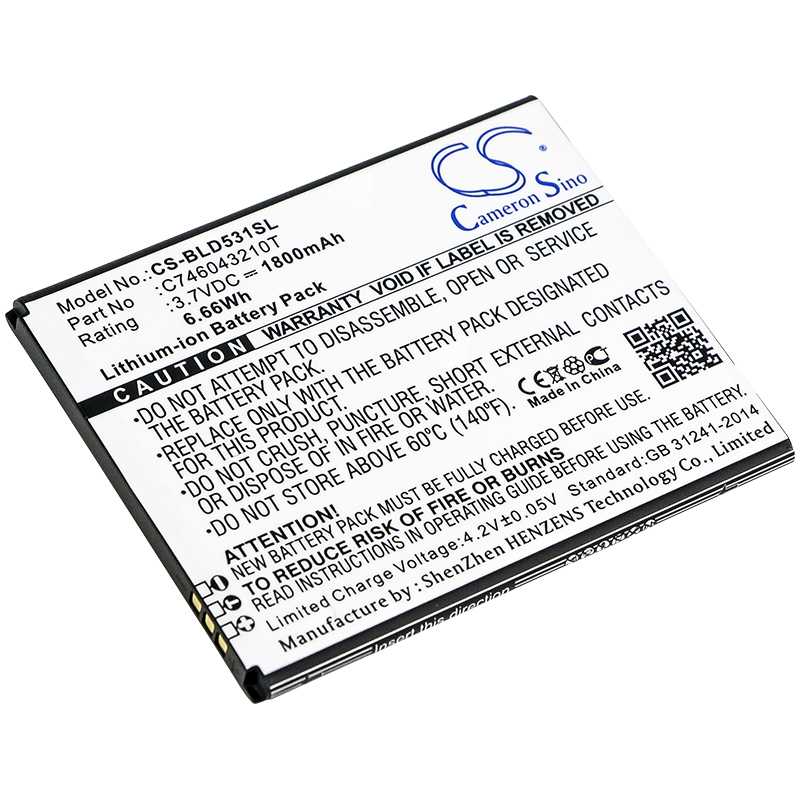 Batteria Li-Polymer 3.85V 3600mAh - CS-OPA610SL
