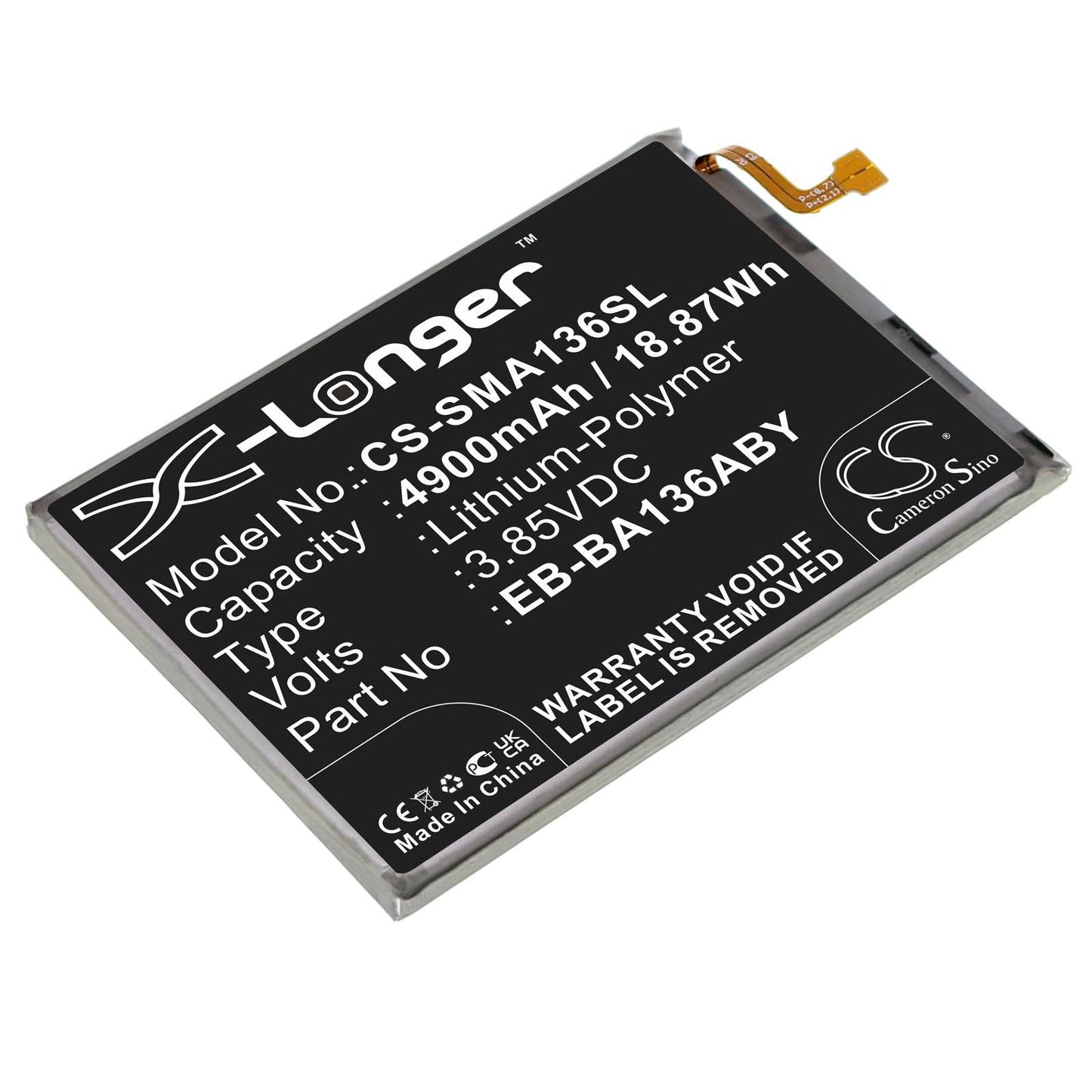 Batteria Li-Polymer 3.87V 4400mAh - CS-OPR853SL