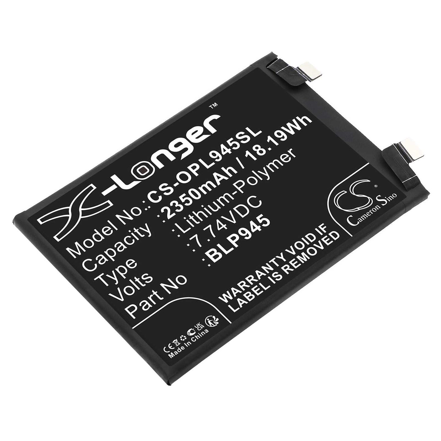 Batteria Li-Polymer 3.87V 4200mAh - CS-ORP223SL