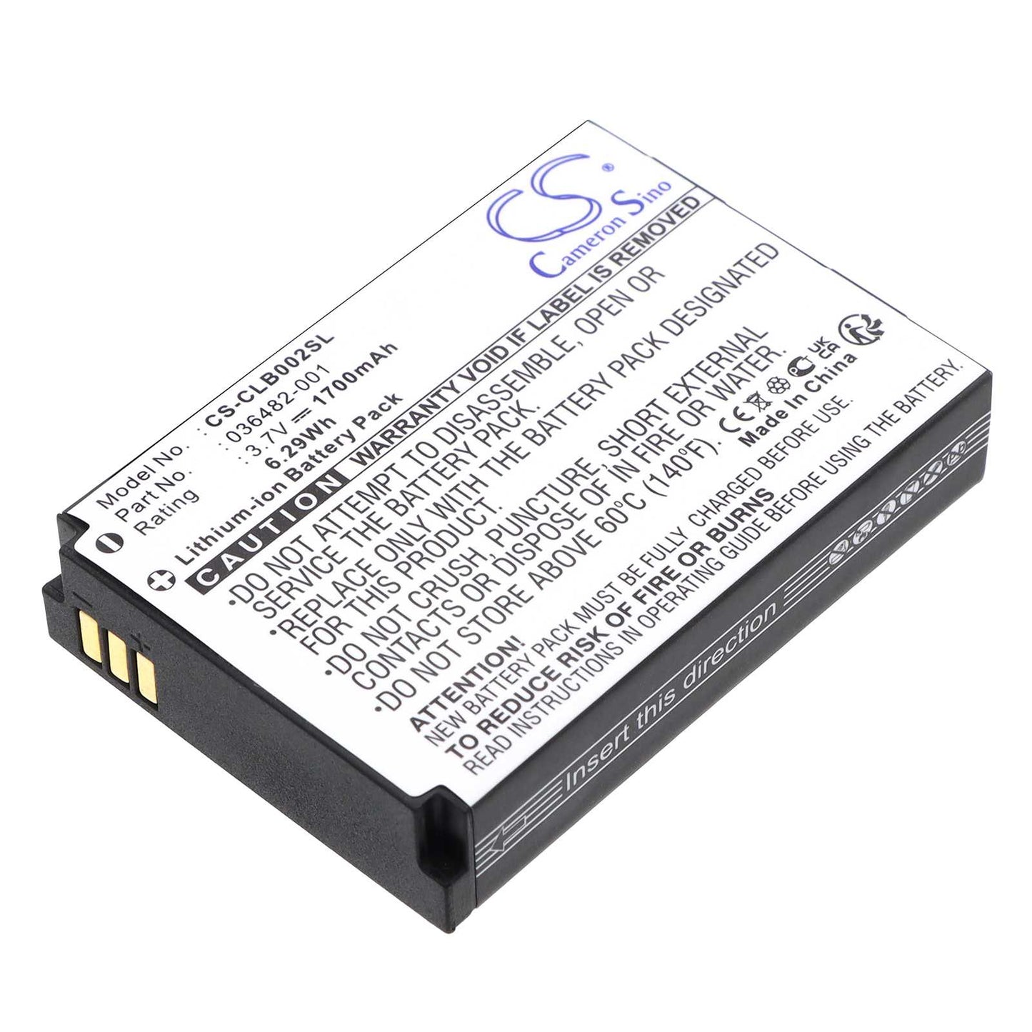 Batteria Li-ion 3.7V 680mAh - CS-ORS100FT