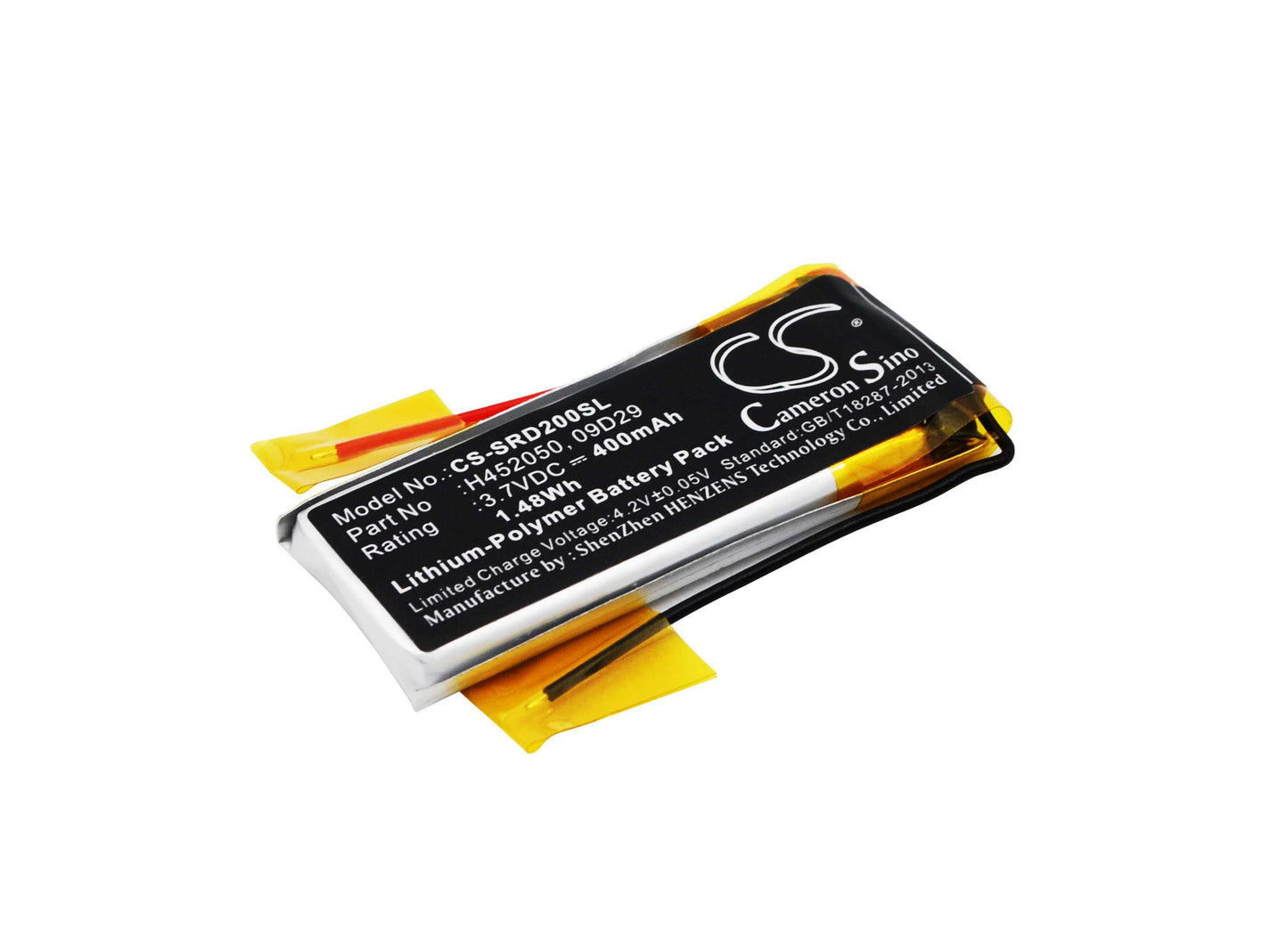 Batteria Li-Polymer 3.7V 180mAh - CS-PLS600SL