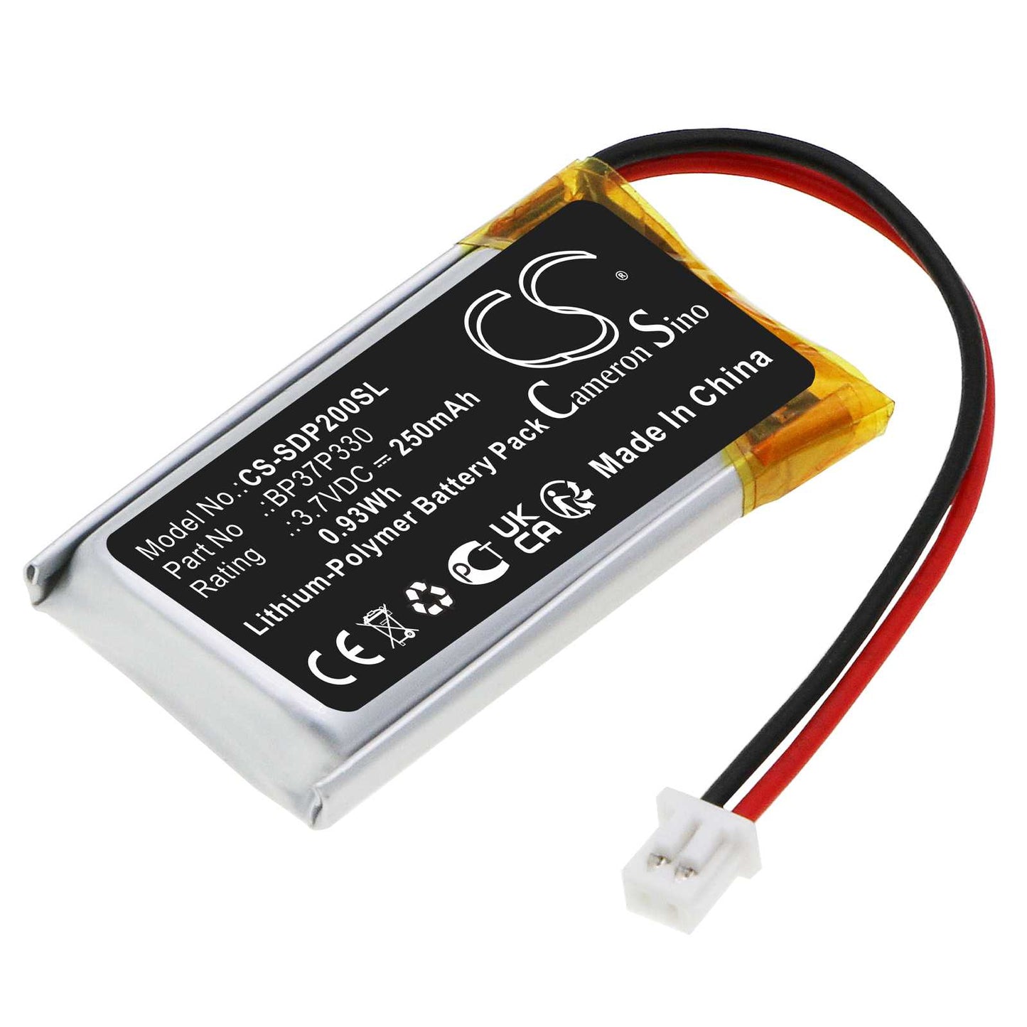 Batteria Li-Polymer 3.7V 500mAh - CS-SD575SL