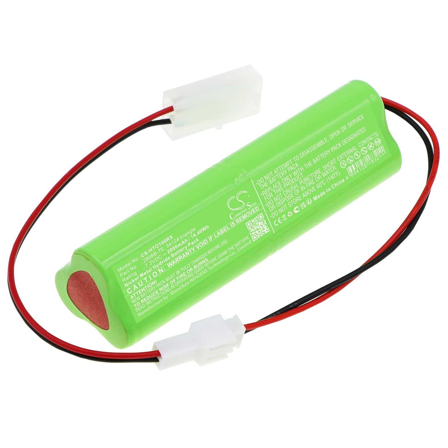 Batteria 9.6V
Discharge - CS-SDX900RX