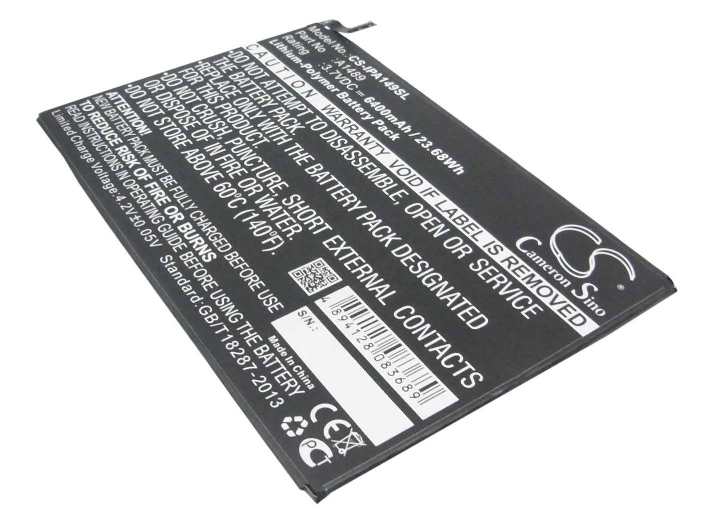 Batteria Li-Polymer 3.8V 6800mAh - CS-SGP520SL