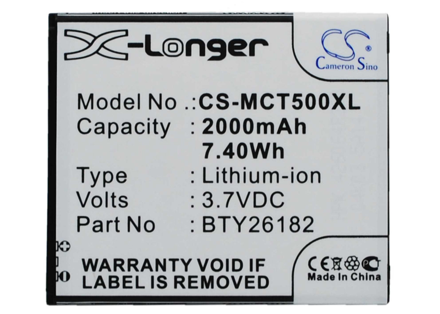 Batteria Li-ion 3.85V 2000mAh - CS-SMG510SL