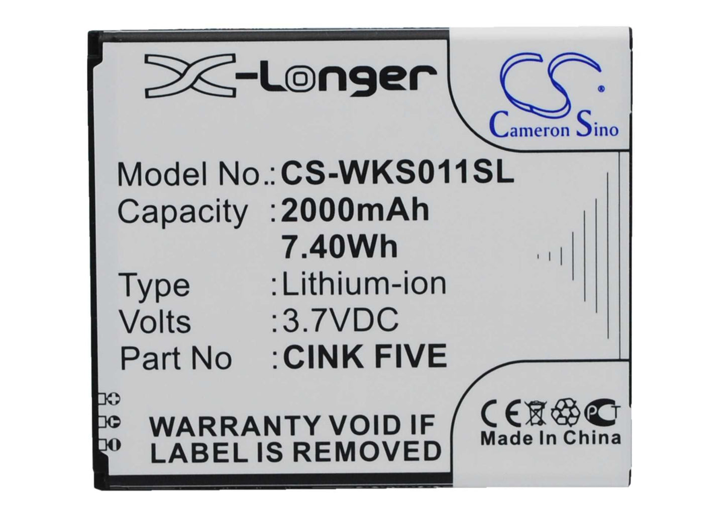 Batteria Li-ion 3.85V 1700mAh - CS-SMG850SL