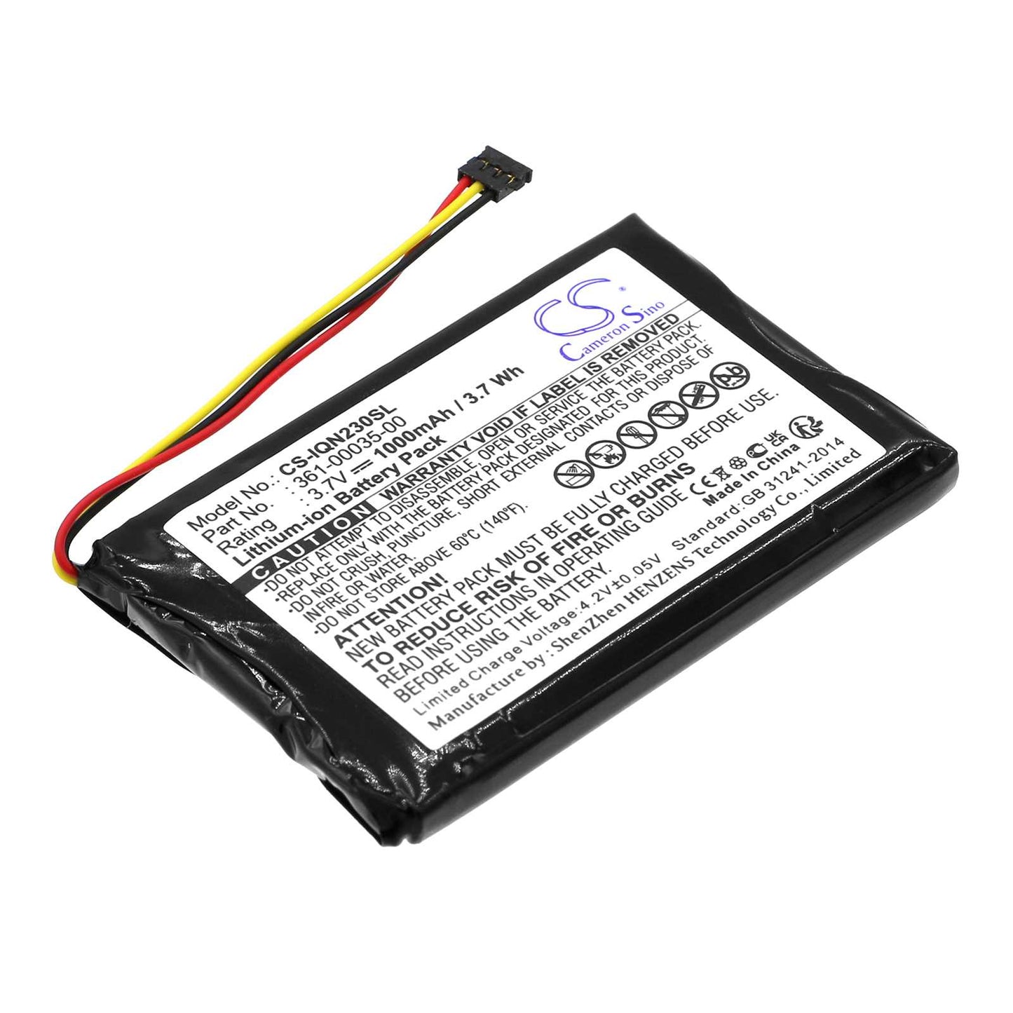 Batteria Li-ion 3.7V 1200mAh - CS-TMK1SL