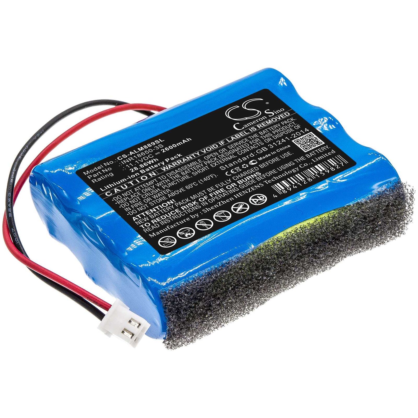Batteria Ni-MH 3.6V 2000mAh - CS-TNB100SL