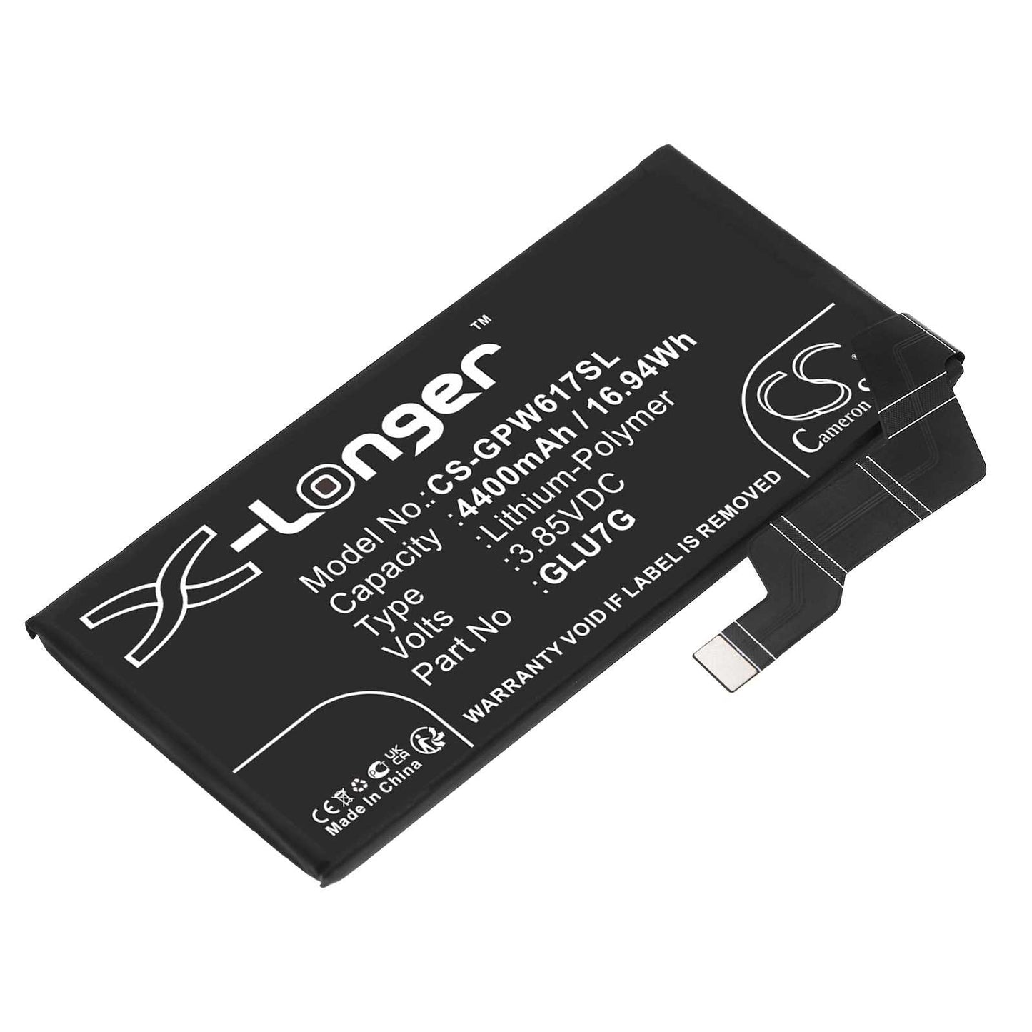 Batteria Li-Polymer 3.85V 4900mAh - CS-ZTV105SL