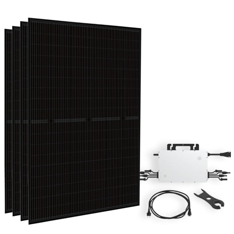 Kit Fotovoltaica da Balcone 1800W Microinverter Hoymiles HMS-2000-4T