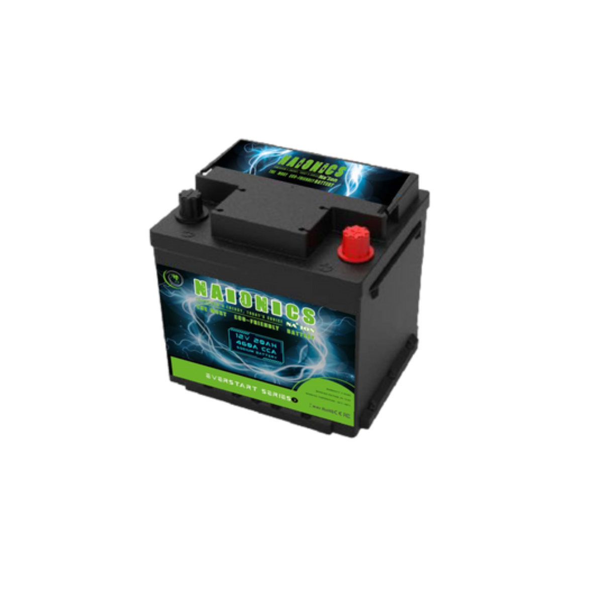 NAIONICS EverStart NA1202002SN 12V 20Ah Sodium-Ion Car Starter Battery – 460A CCA